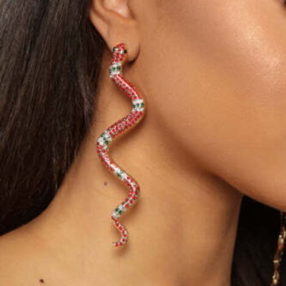 rattle in my ear earrings from fashion nova